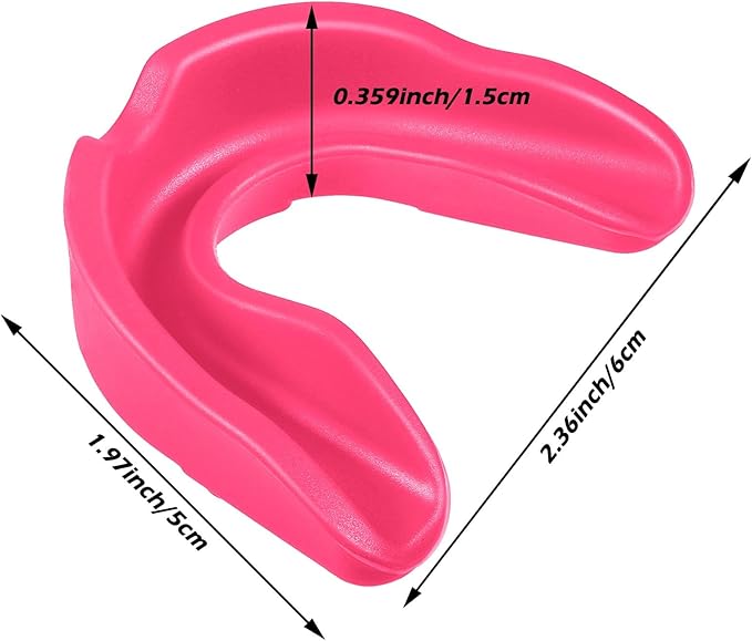 Kathfly 100 Pcs Youth Mouth Guard for Sports Mouthguard Athletic Football Mouth Guard Football Mouthpiece Gum Protection for Boxing Basketball Hockey Karate (Pink)