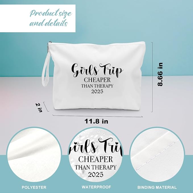 Fokongna Girls Trip Gifts Wet Bag Wet Dry Bag Beach Bag for Swimsuit Toiletry Bag Travel Essentials For Women, Beach Travel Gym Wet Dry Bag for Swimsuit Dirty Diaper Bag