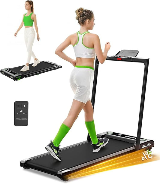 Walking Pad Treadmill, 330lbs Capacity, Compact Walking Pad, 2.5HP Desk Treadmills, 45dB Silent Operation, Foldable Treadmill with Remote Control, for Home Office