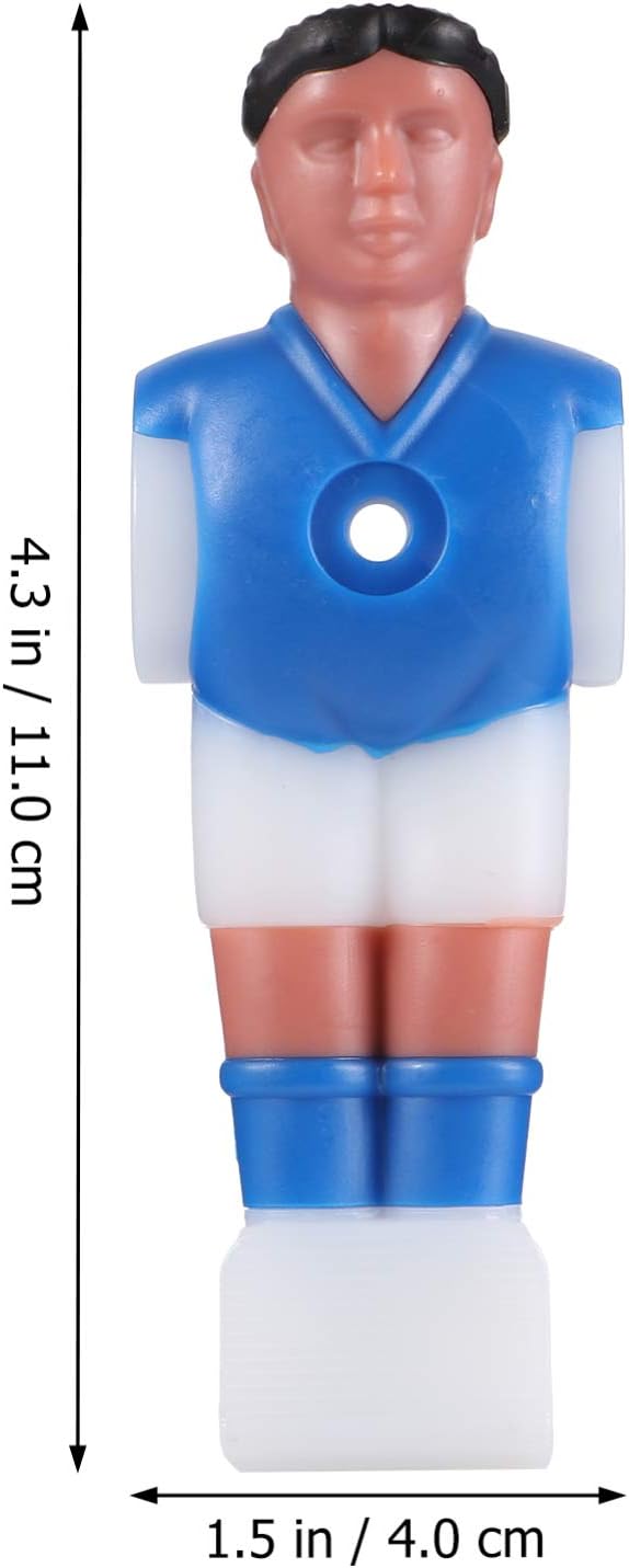 10cs Foosball Men Replacement Foosball Player Figurine Foosball Accessories Soccer Table Parts