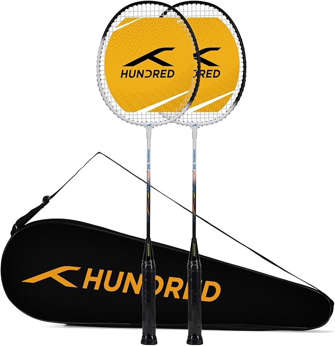 POWERTEK 100 (Set of 2) Badminton Racket with Full Cover