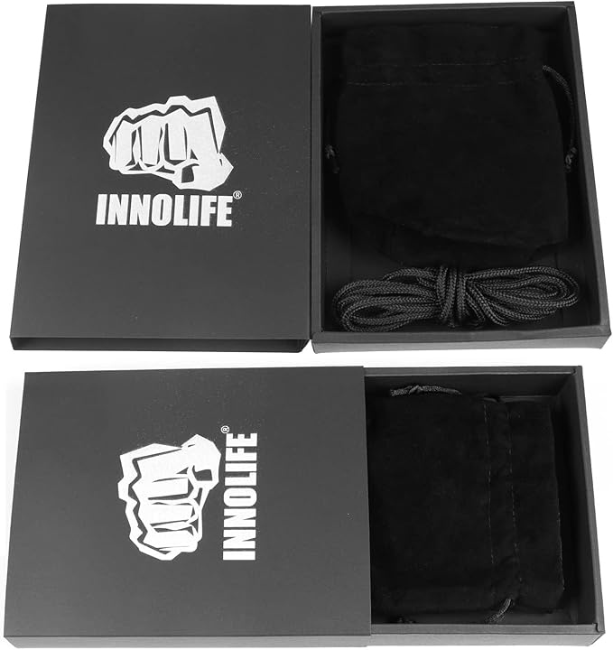 INNOLIFE Boxing Slip Bag, Dodge Hide Speed Bag, MMA Pendulum Training, Black