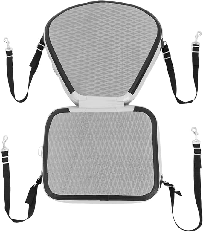 Paddle Board Seat, Portable Thicken Kayak Seat Adjustable Kayak Seats with Back Support Kayak Replacement Seat Inflatable Kayak Seat for Kayaking Canoeing Drifting Rafting Fishing