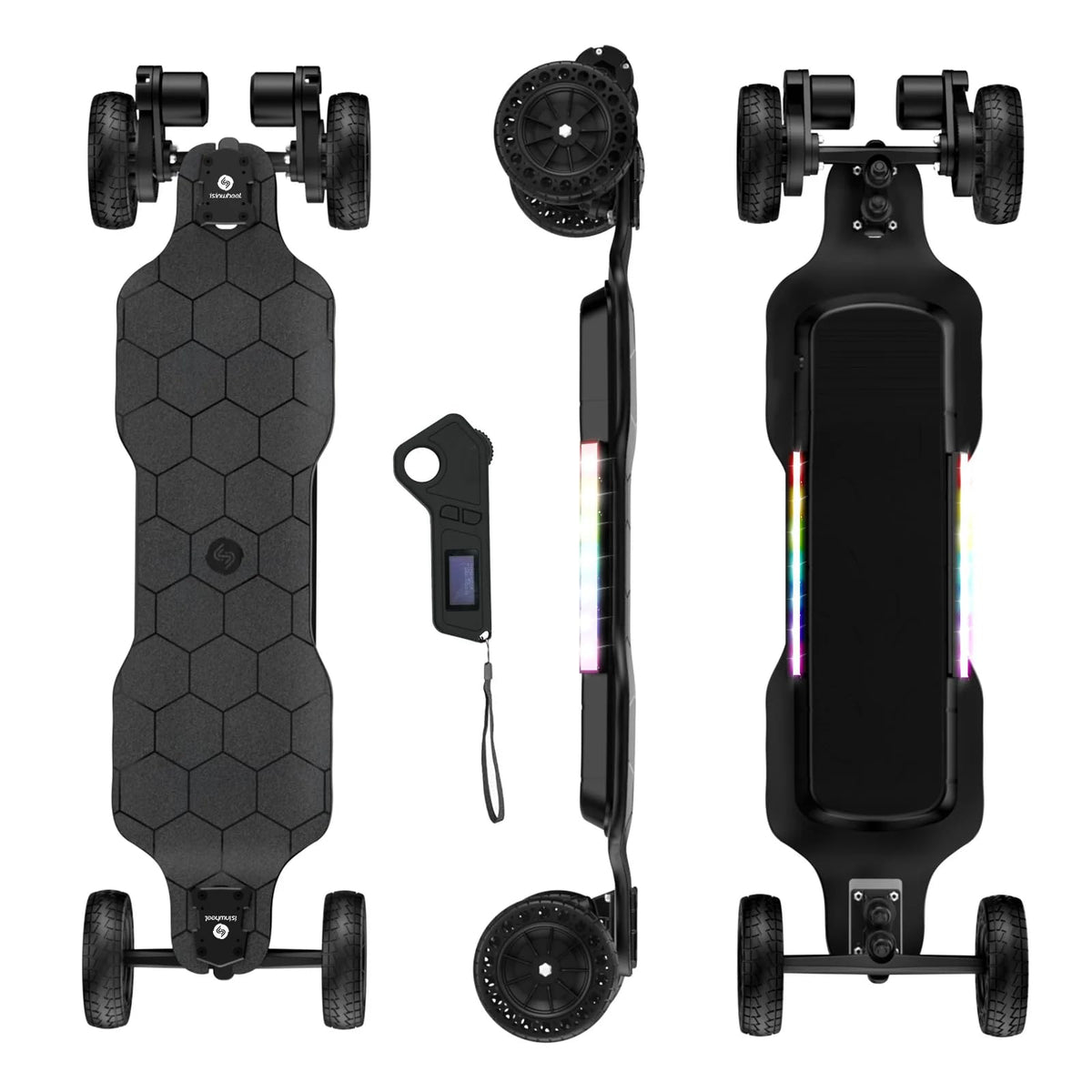 isinwheel V10 Off-Road Electric Skateboard, 3000W 32MPH for Adults