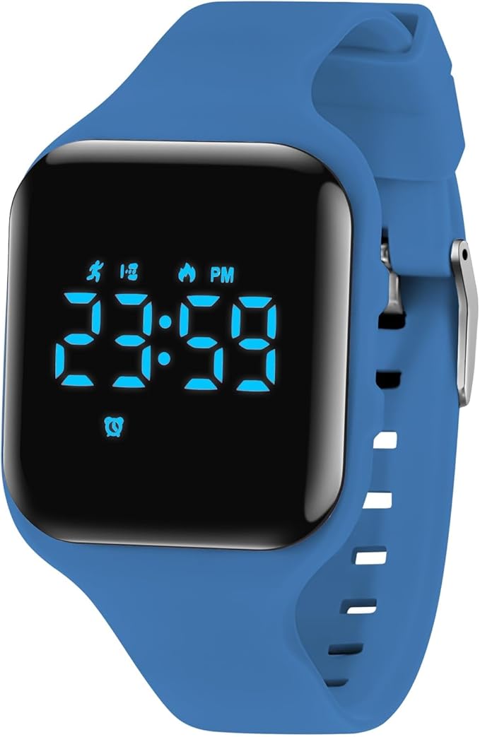 Kids Watches for Girls Boys Digital Sport Watch with Step Counter Pedometer Vibration Alarm Clock, No App Waterproof Fitness Tracker Kids Watch Boys Girls Teens Students Ages 5-16