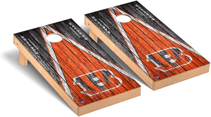Football Team Cornhole Boards, 2x4 Premium Corn Hole Game Set, Officially Licensed Cornhole Game, Perfect for Tailgates