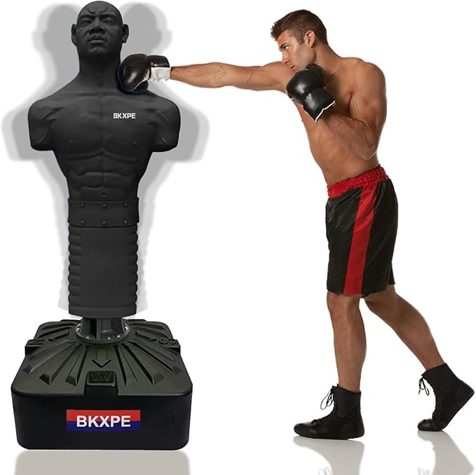 Bob Punching Dummy,Precision Strike,Durable Silicone Punching Bag with Large Base for Adult Child，Home Office Gymgym, Taekwond，Warm Up