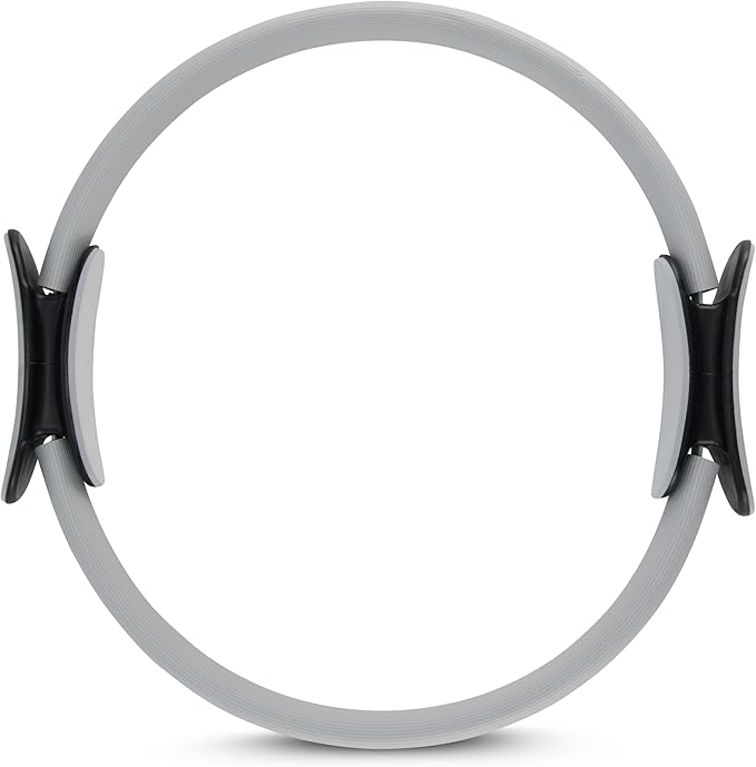 Pilates Ring and Carrying Bag- Lightweight Magic Circle Yoga Ring- Core, Thigh and Arm Exerciser for Yoga, Pilates, Strength Training (15 inches)