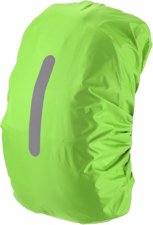 Waterproof Backpack Rain Cover Waterproof Backpack Cover, Bag Rain Cover with A Vertical Reflective Strap for Hiking/Biking/Camping/Outdoor Traveling