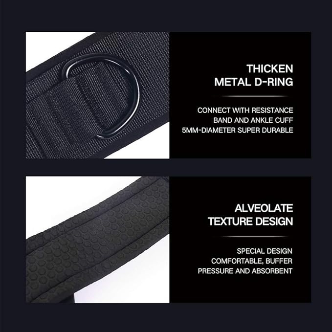 INNSTAR Cable Handles Gym Equipment, Resistance Band Handles with Solid ABS Core Grips, D Handle Cable Attachment, Heavy Duty Exercise Handles, Cable Machine Handles