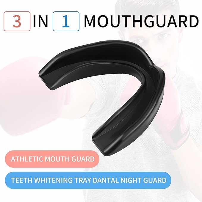 Kathfly 50 Pcs Football Mouth Guards Bulk Sports Mouth Pieces Protection Silicone Athletic Braces Football Accessories Teeth Armor Adult Teenager Teeth Armor for Boxing Basketball Hockey