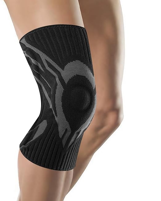 Knee Compression Sleeve, Knee Brace for Men & Women, Knee Support for Running, Basketball, Workout, Gym, Hiking, Sports, Black, Small