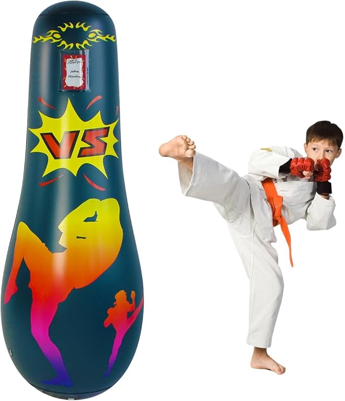 Toddler Punching Bag for Kids Boxing Dummy Inflatable Bopper Cool Fun Toys for Boys Sports Gifts Outdoor for Kids