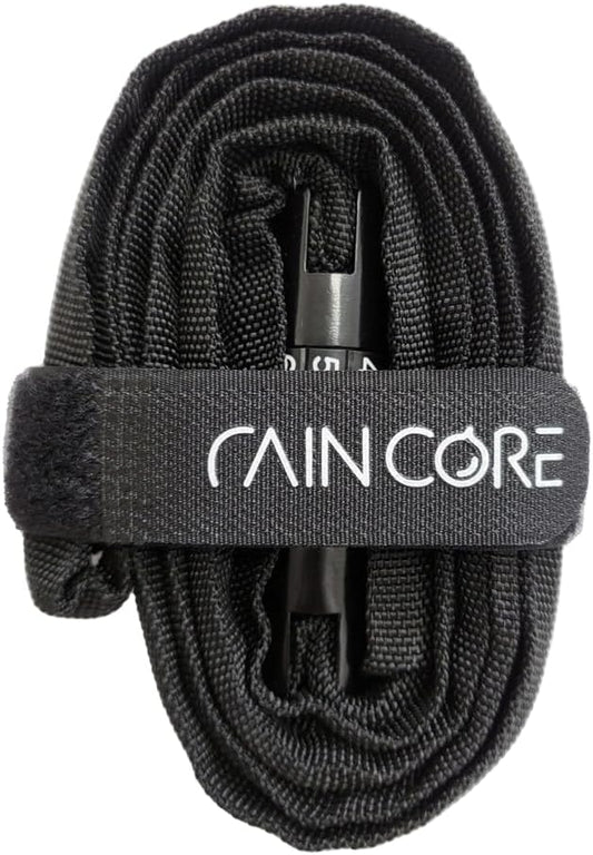 RAINCORE Light Weight Bike Cable Lock for Heavy Duti Anti Theft - 59inch (150cm) - 0.4lb (184g) - Bike Chain Lock with Chain Cutter Proof Fiber - Patented Korea - Security Cable (59 incehs)