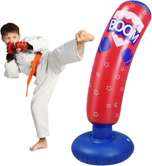 Toddler Punching Bag for Kids Boxing Dummy Inflatable Bopper Cool Fun Toys for Boys Sports Gifts Outdoor for Kids