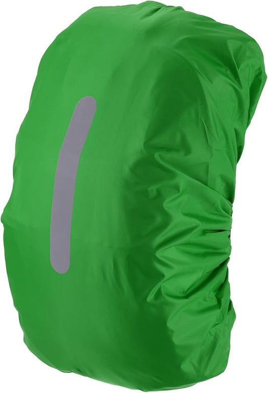 Waterproof Backpack Rain Cover Waterproof Backpack Cover, Bag Rain Cover with A Vertical Reflective Strap for Hiking/Biking/Camping/Outdoor Traveling