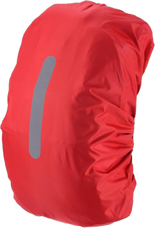 Waterproof Backpack Rain Cover Waterproof Backpack Cover, Bag Rain Cover with A Vertical Reflective Strap for Hiking/Biking/Camping/Outdoor Traveling