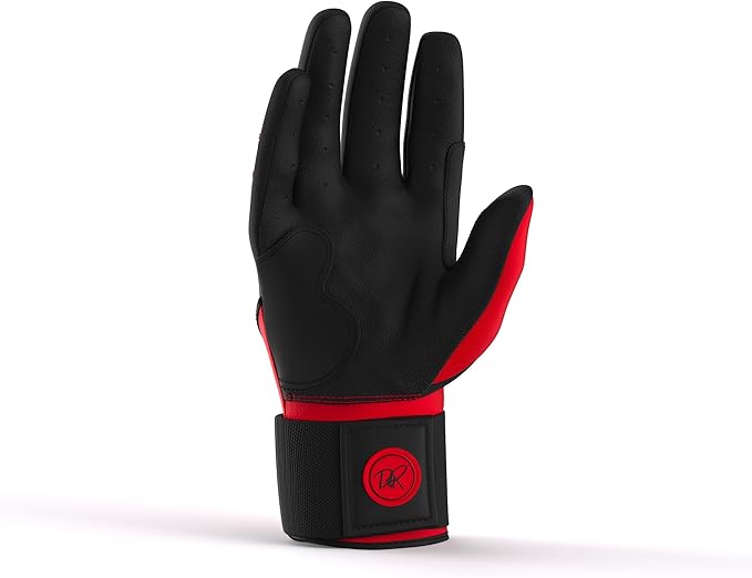 Drip & Rip Baller Series - Youth Batting Gloves + Adult Batting Gloves - for Softball and Baseball - Long Cuff Style for Men and Youth