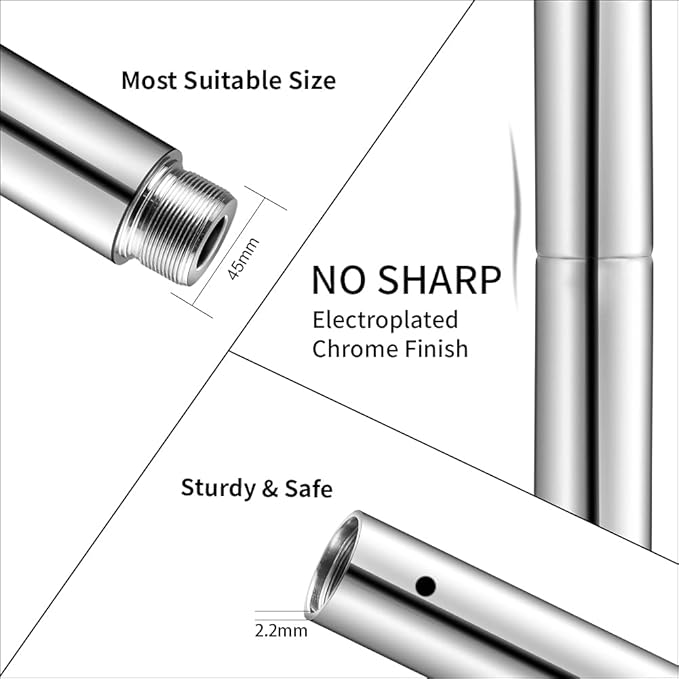 Dance Pole Set -Premium Height Adjustable 7.38-8.85ft Portable 45mm Diameter 360°Spinning Dancing Pole for Home,200KGS Capacity,Drill-Free Installation with Floor-to-Ceiling Stability