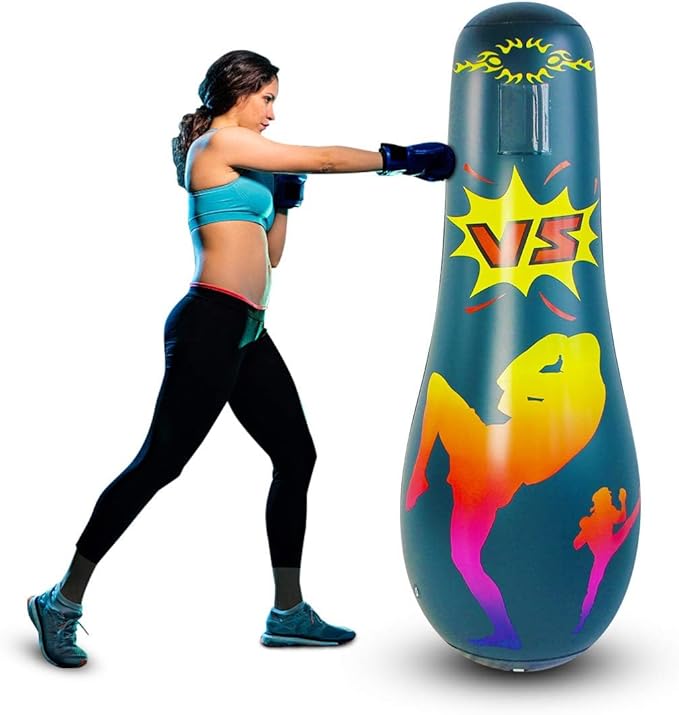 Toddler Punching Bag for Kids Boxing Dummy Inflatable Bopper Cool Fun Toys for Boys Sports Gifts Outdoor for Kids