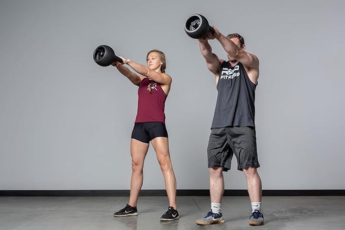 Rep Fitness Adjustable Kettlebell with Matte Powder Coating – Quickly Select From Multiple KG or LB Weight Options for HIIT and Cross-Training Workouts