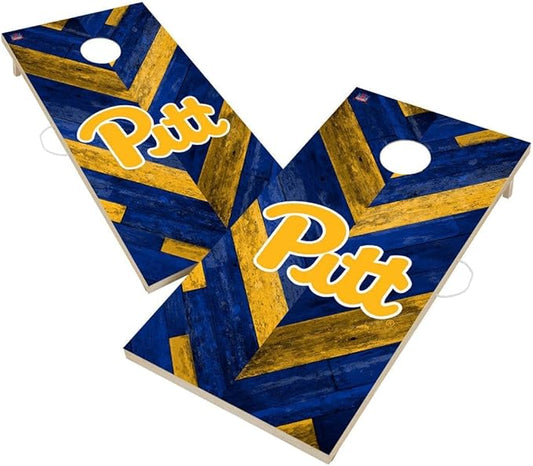 College Team Cornhole Boards, 2x4 Regulation Corn Hole Game Set, Officially Licensed Cornhole Game, Perfect for Tailgates
