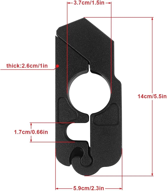 BAIONE Motorcycle Grip Lock Handlebar Throttle Security Lock Anti-Theft Scooters fit for ATV Motorcycles Dirt Street Bike (Blue)