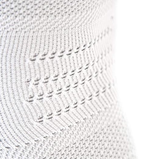 Bauerfeind Sports Knee Support NBA - Officially Licensed Basketball Knee Brace - Relief and Stabilization - Targeted Compression - Lightweight & Durable - White, Small