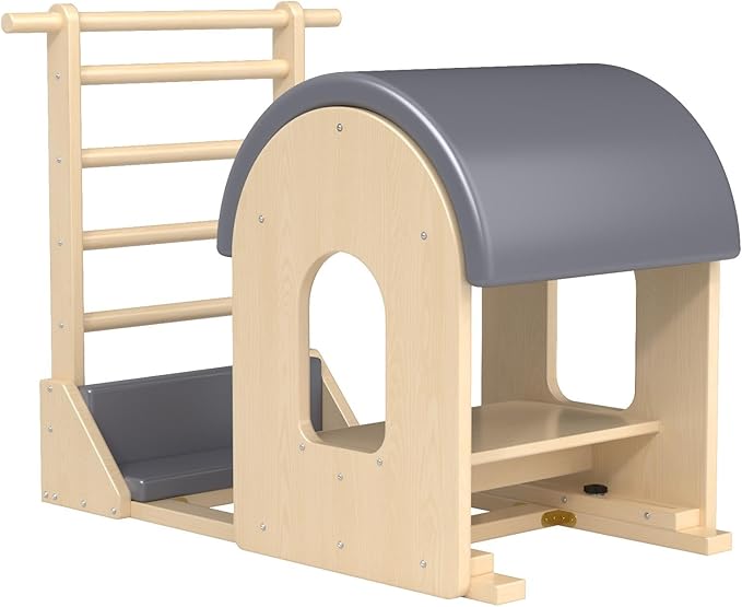 Pilates Barrel, Pilates Spine Corrector is Designed for People who Work in Offices, Pilates Arc Corrects Posture, Relaxes,Stretches to Make The Spine Soft and Supple- Sturdy Solid-91Z6bK