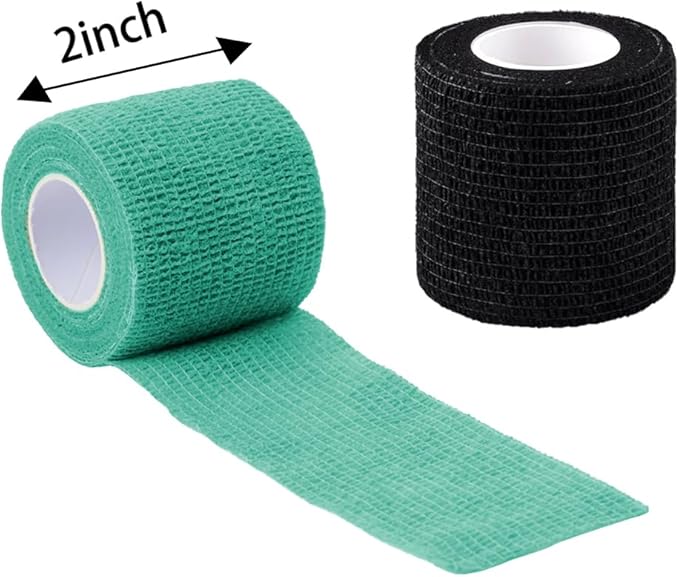 125 Rolls Self Adhesive Bandage Wrap 2 inch Cohesive Bandage Wrap Stretch Bandages Wraps Tape Elastic Self-Adherent Tape for Wrist Ankle Sports Swelling Sprains （Rich Color）