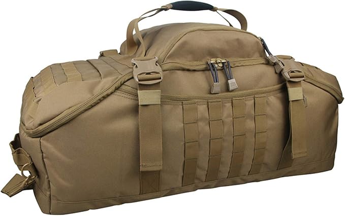 Greencity Travel Duffel Bag for Weekend Overnight Bag Waterproof Small Large for Men Women 30L 45L 85L Coyote