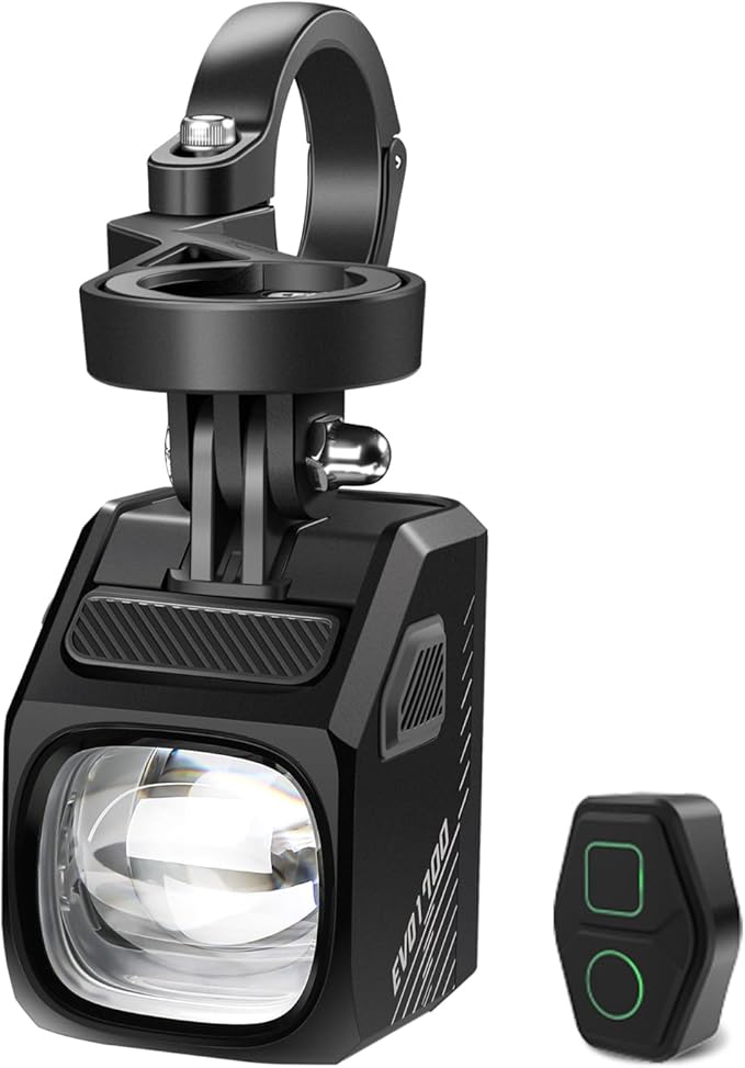 Magicshine EVO 1700 Underneath Mounted Bike Lights for Night Riding,USB-C Rechargeable Bike Headlight, IPX 6 Waterproof Bike Front Light for Road Urban Cyclists