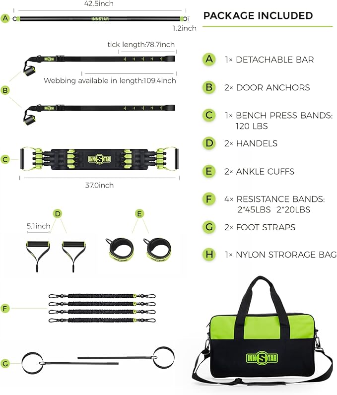 INNSTAR Cable Handles Gym Equipment, Resistance Band Handles with Solid ABS Core Grips, D Handle Cable Attachment, Heavy Duty Exercise Handles, Cable Machine Handles