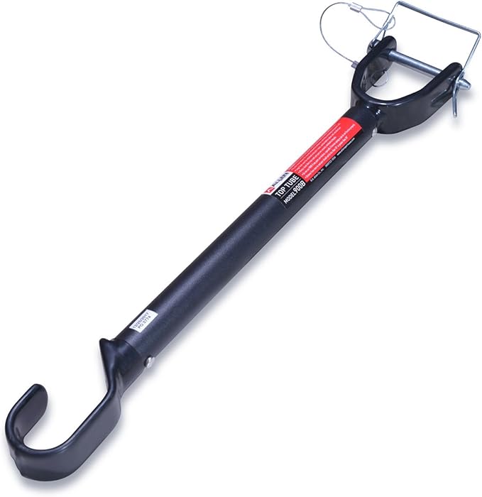 Allen Sports Premier Locking Quick Release 5-Bike Carrier for 2 in. Hitch, Model QR555 & Tension Bar Bicycle Cross-Bar Adaptor, Black, One Size
