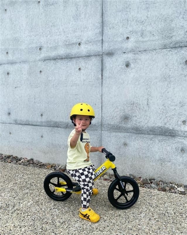 Strider 12” Sport Bike - No Pedal Balance Bicycle for Kids 1 to 4 Years - Includes Safety Pad, Padded Seat, Mini Grips & Flat-Free Tires - Tool-Free Assembly & Adjustments