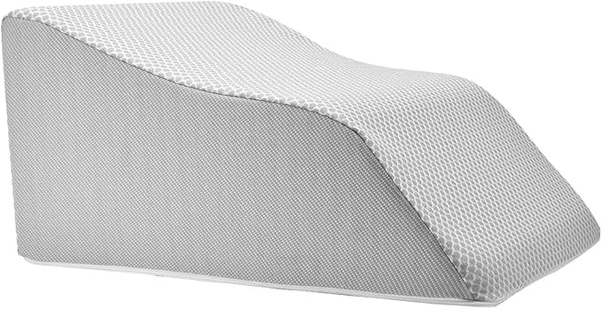 Lounge Doctor Elevating Leg Rest Wedge Pillow, Light Blue, Medium