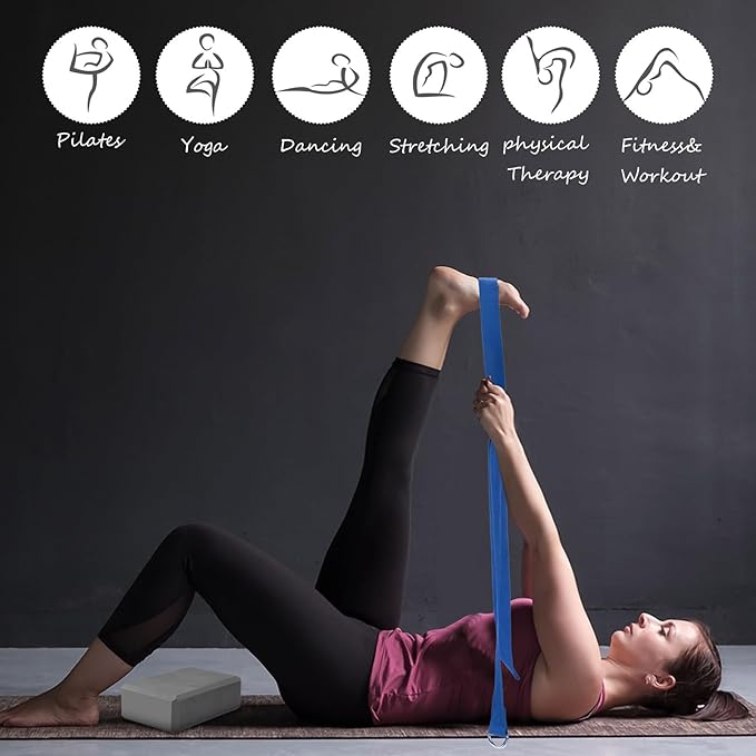 Outus 20 Pcs Yoga Blocks Bulk 9 x 6 x 3 Inch High Density Bricks to Improve Strength Flexibility Balance Soft Non Slip Gymnastic Blocks for Yoga Sports