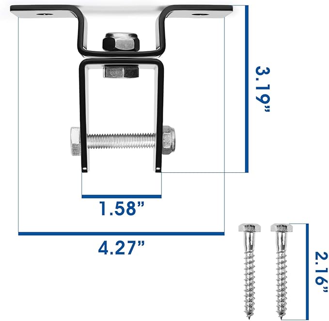Yes4All Punching Bag Hanger, Stainless Steel Swivel Chain with 4 Snap Hooks for Heavy Bag, Gym Swing, Trapeze, and Hammock