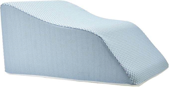 Lounge Doctor Elevating Leg Rest Wedge Pillow, Heather Grey, Small