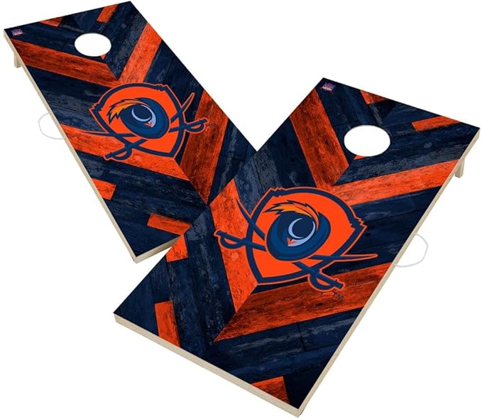 College Team Cornhole Boards, 2x4 Regulation Corn Hole Game Set, Officially Licensed Cornhole Game, Perfect for Tailgates
