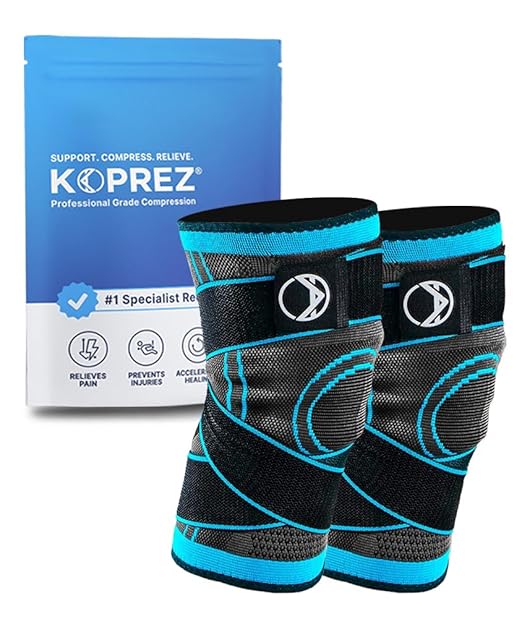 Knee Compression Sleeve - Knee Braces for Knee Pain Women, Knee Sleeve, Knee Compression Sleeve Women, Knee Support Men, Rodilleras, Compression Knee Sleeves Men
