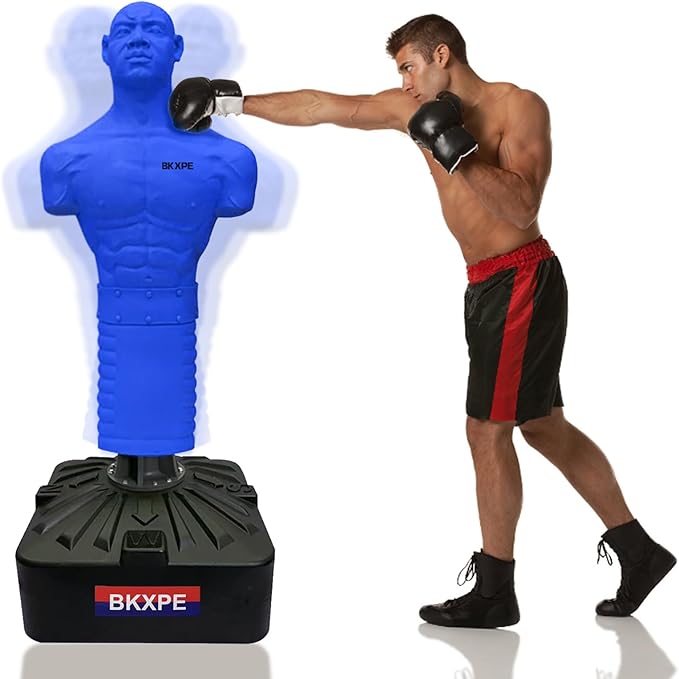 Bob Punching Dummy,Precision Strike,Durable Silicone Punching Bag with Large Base for Adult Child，Home Office Gymgym, Taekwond，Warm Up