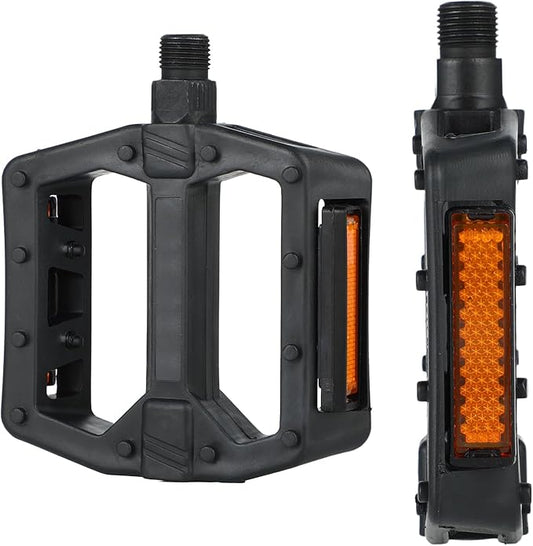 Bike Pedals 9/16" Lightweight Non-Slip Bicycle Platform Pedals - Fits Most Adult Bikes & Mountain Bikes &MTB, Durable and Slip-Resistant Design
