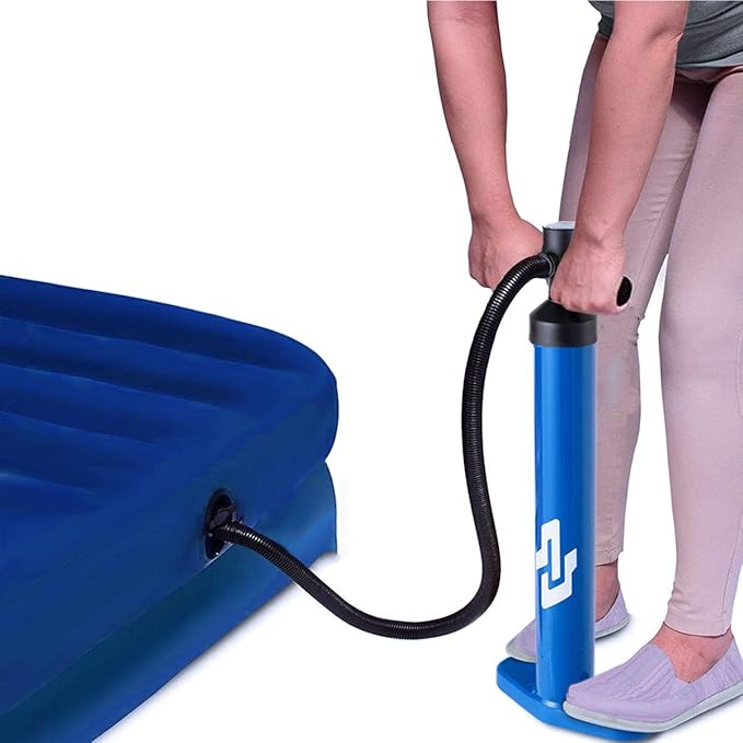 Goplus Double Action Hand Pump with Pressure Gauge for Inflatable Boat SUP