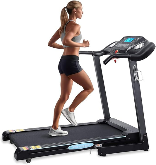Treadmill with 0-12% Auto Incline Treadmills for Home Folding Treadmill with Incline 15 Pre-Set Training Programs Large LCD Display Running Machine Walking Jogging Running for Office Workout