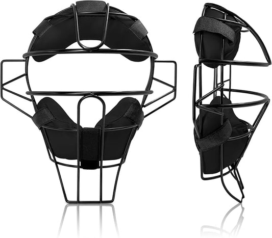 Baseball Catcher Mask Umpire Mask,Full-Face Protection Mask for Baseball,Lightweight Secure Fit Provides Maximum Protection and Comfort – Does Not Obstruct View