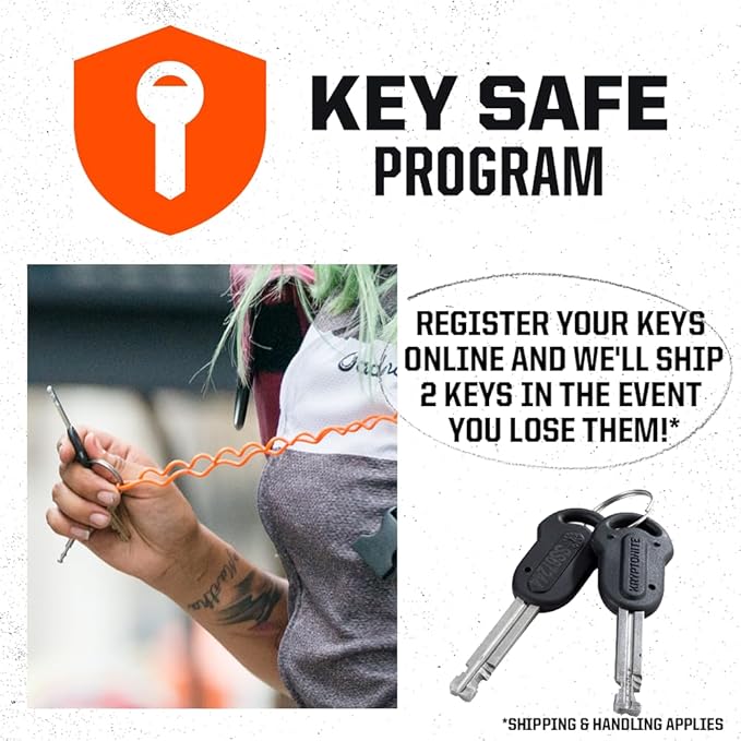 Kryptonite Keeper 785 Bike Chain Lock, 2.8 Feet Long Heavy Duty Anti-Theft Bicycle Chain Lock with Keys for Bike, Motorcycle, Scooter, Bicycle, Door, Gate, Fence,Purple