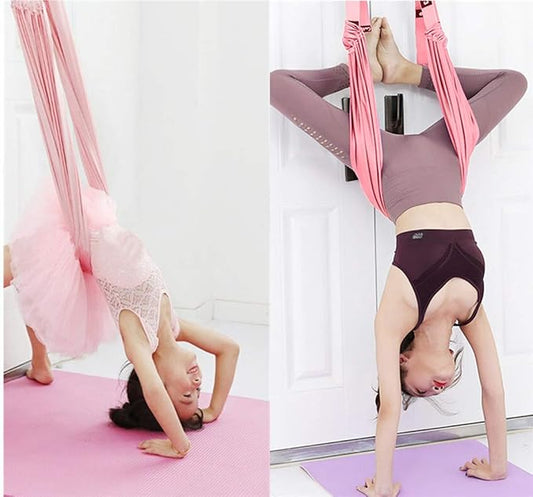 TOCO FREIDO Waist Back Leg Stretch Strap/Yoga Fitness Band, Leg Stretching Assist Trainer, Yoga Stretcher, Back Bend Split Inversion Strap for Fitness, Dance, Ballet, Gymnastics