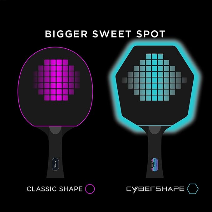 Stiga Cybershape Wood Table Tennis Blade I Superior Control & Enhanced Grip for Offensive Play