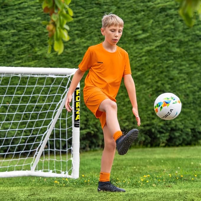 Forza Backyard Soccer Goals [9 Sizes] | Ultra-Durable uPVC Weatherproof Kids Soccer Goals | Quick Assembly – Every Goal Counts!